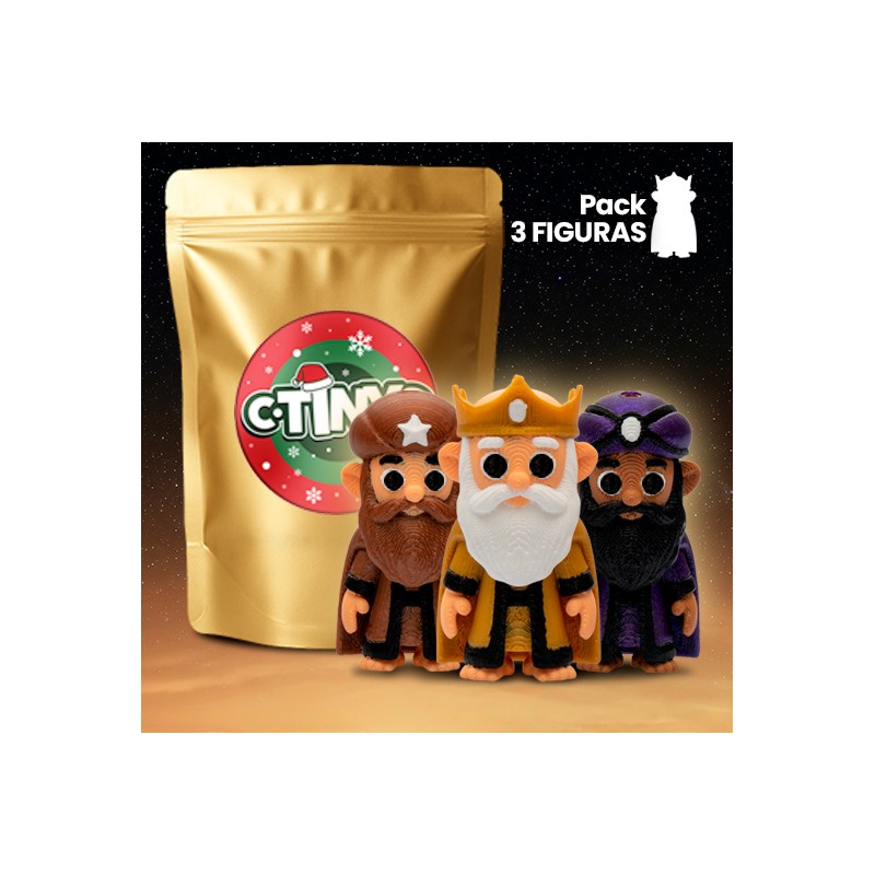 Reyes Magos Tiny. Decora tu árbol de Navidad