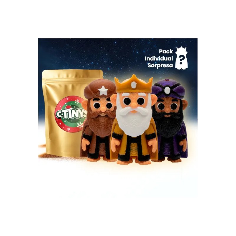 Reyes Magos Tiny. Decora tu árbol de Navidad